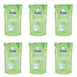 น้ำยาล้างขวดนม แบบถุงรีฟิว ยกแพ็ค สุดคุ้มมม D-nee แบบถุงเติม ถุงเติม 600 ml. จำนวน 6 ถุง