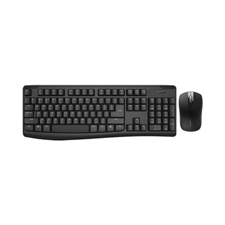 Rapoo 1800Pro Wireless Optical Mouse &amp; Keyboard Model : X1800PRO-BK