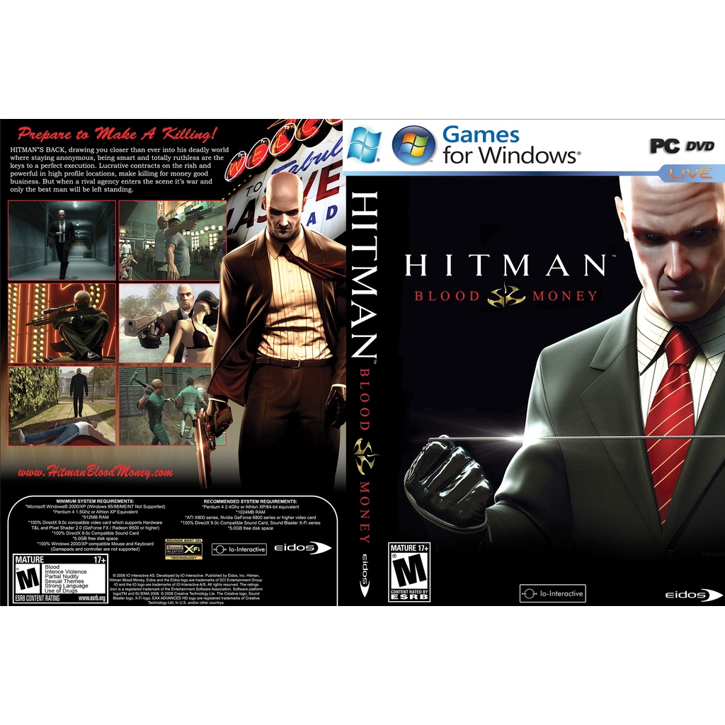 Hitman: Blood Money PC GAME [ออฟไลน์ INSTALLATION]