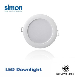 Simon 1Pack5pcs, LED Downlight โคมดาวน์ไลท์ ไฟดาวไลท์ ติดเพดาน led downlight 8W(3นิ้ว)12W(4นิ้ว)17W(5นิ้ว) แสงขาว เหลือง