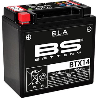 BS แบตเตอรี่ BTX14 SLA