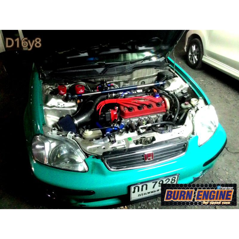 สายหัวเทียน HONDA CIVIC EK D16Y8 เฮอริเคน Hurricane 9.9 mm. สินค้าแท้ ...