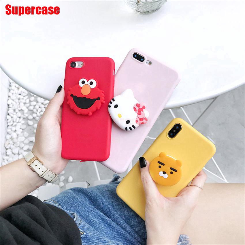 Samsung Galaxy A9 A6+ Plus A8 2018 A9 A9 Pro Case Holder Hello Kitty Melody Sesame Street