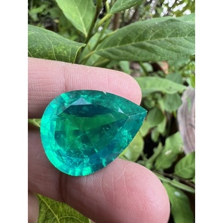 Doublet emerald 13x18mm pear shape