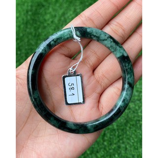 JB58012 หยก พม่า แท้ Jade กำไลหยก (Jadeite bracelet) พม่า (Myanmar)