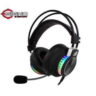 SIGNO E-Sport หูฟัง รุ่น HP-826 AUGUSTA 7.1 Surround Sound Gaming Headphone (หูฟังเกมมิ่ง)