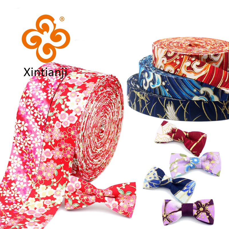 ริบบิ้นลูกไม้ แฮนด์เมด กว้าง 2.5 ซม. สไตล์ญี่ปุ่น Diy 1 หลา TJ4556