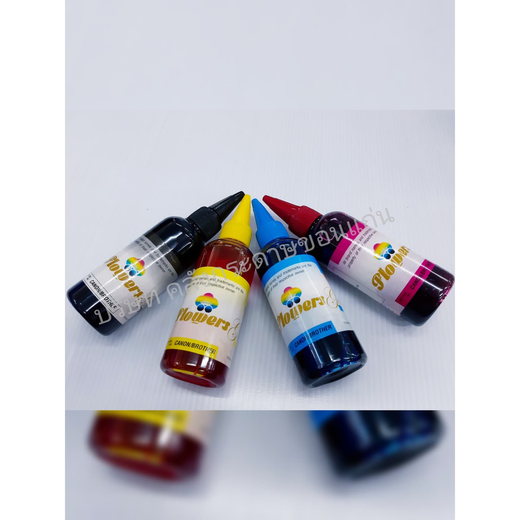 น้ำหมึกเติม Canon น้ำหมึกเติม Brother ขนาด 100 ml 4สี(ราคา/ขวด) | คลังกระดาษ