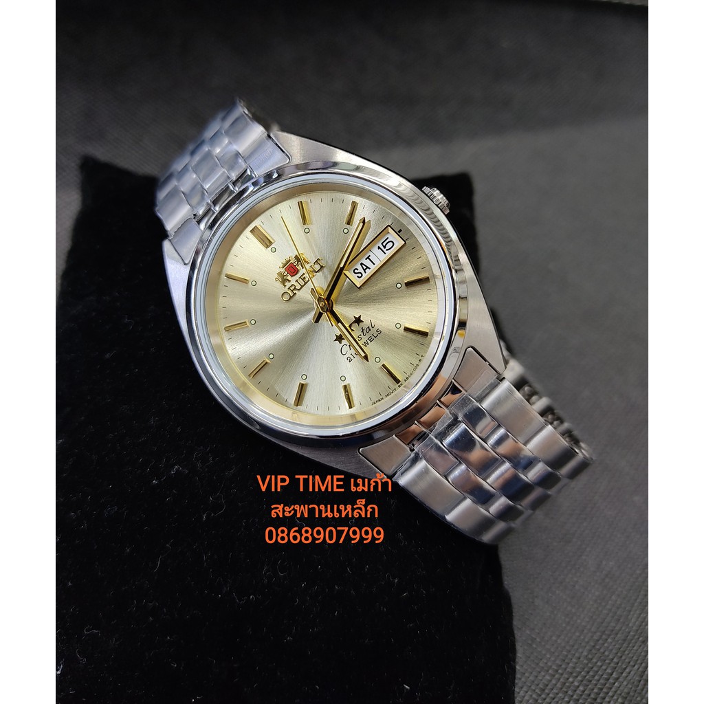 นาฬิกาผู้ชาย Orient Three Star Automatic AB0000AC รับประกันศูนย์บ.สหกรุงทอง 1 ปี