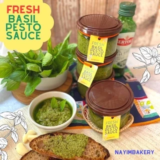 Nayimbakery Fresh Basil Pesto เพสโต้โหระพาชีสพามิซาน ขนาด 200 g. 390g.