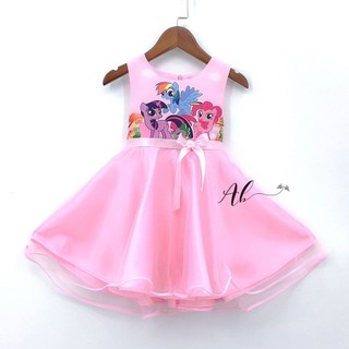 Angel Baby ชุดเดรส My Little Pony (สีชมพู &amp; สีม่วง)