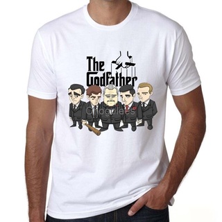 [S-5XL]เสื้อยืดลําลอง แขนสั้น พิมพ์ลาย the Godfather Mafia Modal เข้ากับทุกการแต่งกาย สําหรับผู้ชาย 444013