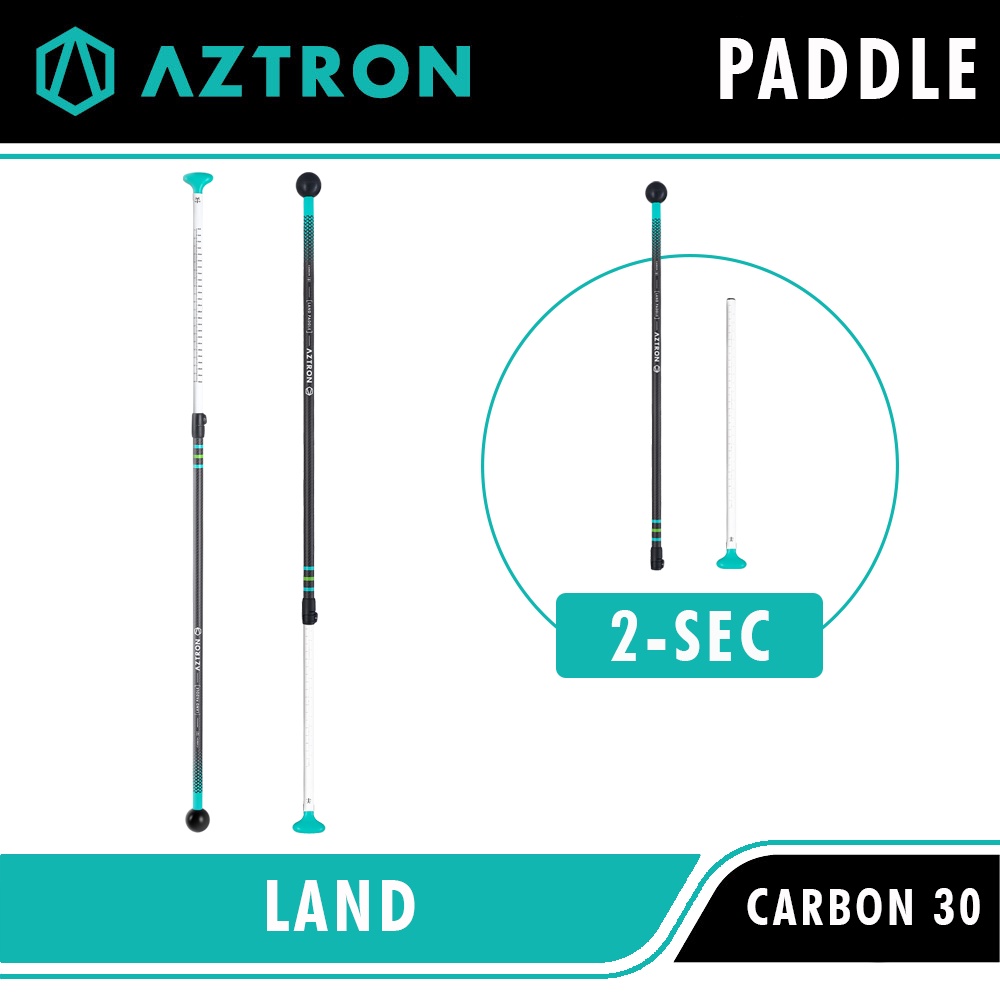 Aztron Land Paddle For Surfskate Supskate Surfskate ไม้เซิร์ฟสเก็ต ไม้พาย วัสดุCarbon 30%