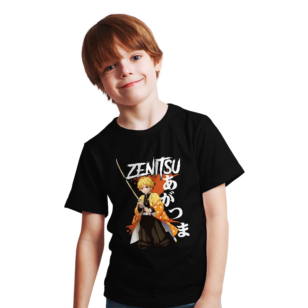 เสื้อยืด ZENITSU AGATSUMA KIMETSU NO YAIBA CHILDRENS