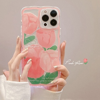 เคสซิลิโคนนิ่ม ลายดอกไม้ ผีเสื้อ หรูหรา ป้องกันเลนส์กล้อง สําหรับ iPhone 13 12 11 Pro max Mini XR X 7 8 Plus XS max