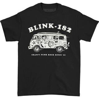 [COD]พร้อมส่ง เสื้อยืดลําลอง ผ้าฝ้าย 100% แขนสั้น คอกลม พิมพ์ลาย Blink 182 Van LELAKI หลากสี แฟชั่นฤดูร้อน สําหรับผู้ชาย