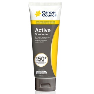 CancerCouncilAustralia สูตร Active SPF50+++ UVA UVB PA+++ 110ml