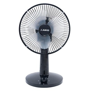 พัดลมตั้งโต๊ะ พัดลมตั้งโต๊ะ 8นิ้ว AIKO F-08T สีดำ พัดลม เครื่องใช้ไฟฟ้า DESK FAN AIKO F-08T 8” BLACK