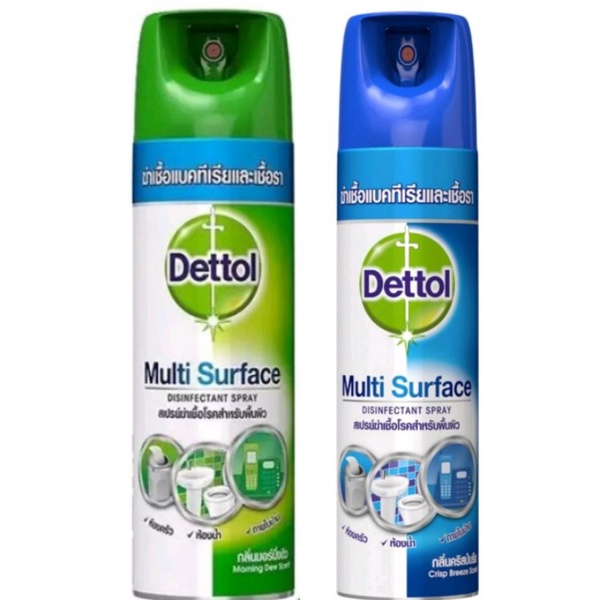 Dettol spray [[ของแท้100%]] เดเดทตอลสเปรย์ กลิ่นคริสป์บรีซ กลิ่นมอร์นิ่งดิว