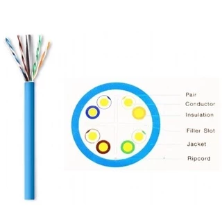 สายแลน CAT6 Link ภายใน แบ่งตัด 10-50 เมตร US-9106 สีขาว US-9106A สีฟ้า indoor สาย UTP LAN