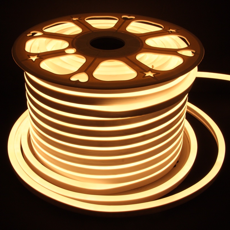 สายไฟนีออน LED กันน้ํา 220V ยาว 3-20 เมตร ปลั๊ก EU สําหรับตกแต่งคริสต์มาส