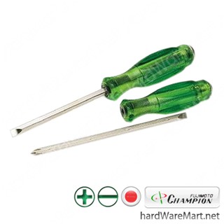 ไขควงหัวสลับ 4" CHAMPION 2way screwdriver แกนขาว ตอก SK-600  แชมป์เปี่ยน