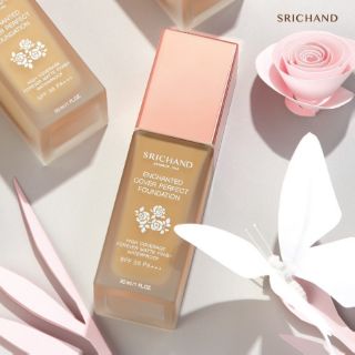 ❌ถูกแท้ ❌ Srichand Enchand Cover Perfect Foundation ขวดแก้ว 30ml. รองพื้นศรีจันทร์ รองพื้น ขวดแก้ว