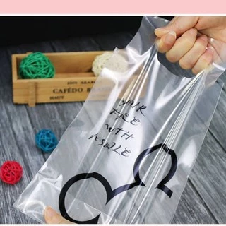 ถุงใส่แก้วน้ำลายมิกกี้ใสมากแบบหรูใส่แก้วน้ำได้16-22ออนซ์(มีของพร้อมส่งค่ะ)
