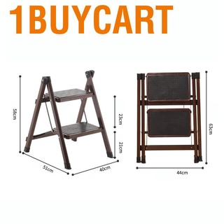 1buycart 3 Step Ladder Tier Safe Durable Metal Plastic Collapsible Widely Used Folding for Book Vase Display