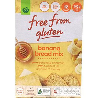 Woolworths Free From Gluten Banana Bread 400g