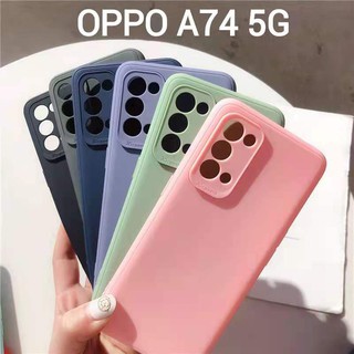 A95(พร้อมส่งในไทย)เคสTPU​นิ่ม​สีพาสเทลคลุมกล้องOPPO A55 5G/A95 4G/A74 4G/5G/A94/A15/A15S/Realme C11(2021)/Realme7(5G)