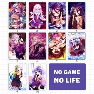 (พร้อมส่ง) สติกเกอร์ติดบัตร BTS MRT คีย์การ์ด # โนเกม โนไลฟ์ / No Game No Life