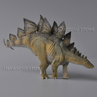 ของเล่นโมเดลสัตว์ ไดโนเสาร์ Prehistoric Jurassic Animal Model Toys 10" Stegosaurus Dinosaur Figure