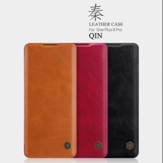 🔥​พร้อม​ส่ง​🔥​เคสหนังฝาพับ QIN OnePlus 8/OnePlus​8Pro/One Plus 8/OnePlus 8Pro​ Nillkin QIN Leather Case