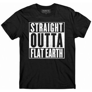 [COD]ใหม่ เสื้อยืดลําลอง แขนสั้น พิมพ์ลาย Earth Is FlatConspiracy Lies คุณภาพสูง แฟชั่นสําหรับผู้ชายS-5XL