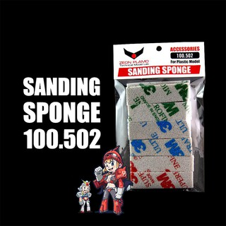 [ZEON PLAMO] 100.502 ฟองน้ำกระดาษทรายขัดชิ้นงาน Sanding Sponge [SKULL COLOR]