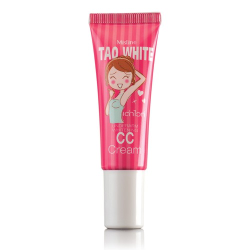 มิสทิน เต่า ไวท์ อันเดอร์อาร์ม ไวท์เทนนิ่ง ซีซี ครีม 15กรัม MISTINE-TAO WHITE-UNDERARM WHITENING-CC CREAM-15 G.