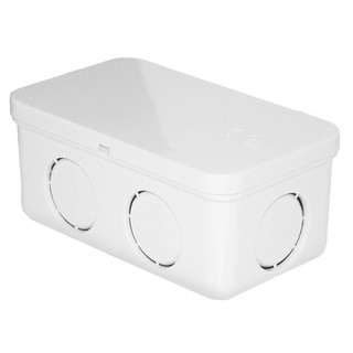 PVC SQUARE JUNCTION BOX SCG 2”x4” WHITE กล่องพักสายเหลี่ยม PVC 2X4 นิ้ว ขาว SCG กล่องพักสายไฟ ท่อร้อยสายไฟและอุปกรณ์ งาน