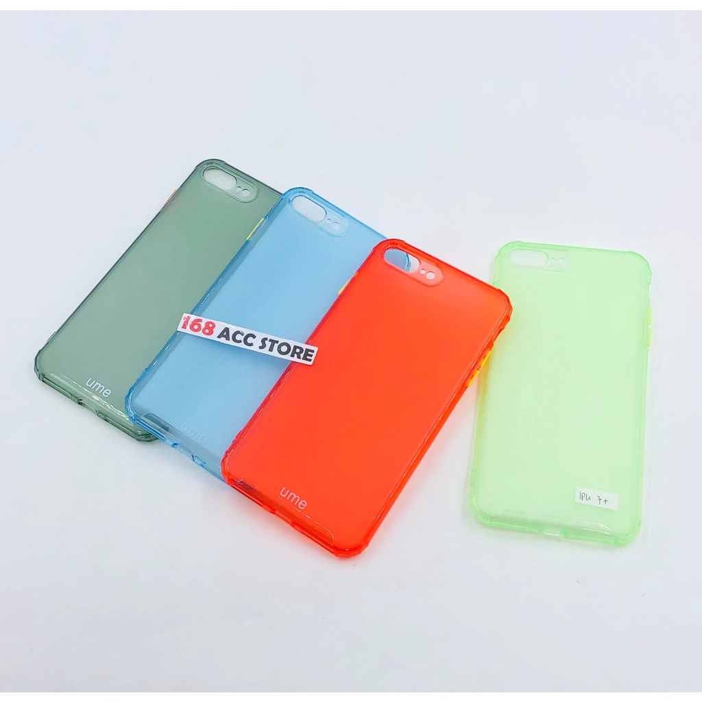 SILICON IPHONE 7 PLUS / SOFT CASE IPHONE 8 PLUS / 7 PLUS UME RAINBOW