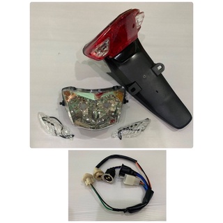 ชุดไฟเวฟ WAVE 100S ปี2005 (UBOX) ยกชุด ไฟหน้า ไฟท้าย+บังโคลน…