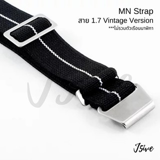 สายนาฬิกา ผ้ายืด วินเทจ MN Strap Seatbelt Nato Strap สายนาโต้ นาโต้ เกรดพรีเมี่ยม ขนาด 20mm 22mm