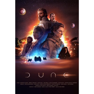 โปสเตอร์หนัง DUNE ดูน ภาพยนตร์ Movie Poster ภาพติดผนัง ตกแต่งบ้าน รูปติดห้อง รูปภาพ ของสะสม โปสเตอร์ภาพพิมพ์ ร้านคนไทย