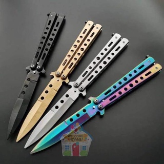 มีดควงปลายเรียว ไม่มีคมสำหรับฝึกควง (Butterfly Knife Trainer) มีสินค้าพร้อมส่ง  มี6แบบให้เลือก