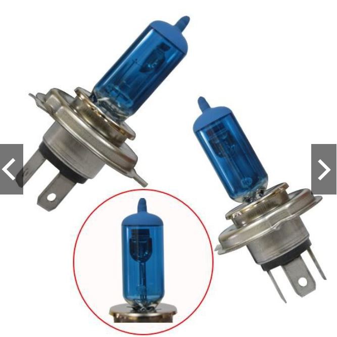 BLU H4 12V 100W S/WHITE BULB (5000K)