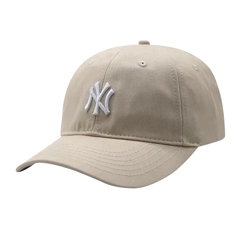หมวกเบสบอล แบบนิ่ม ปักลายตัวอักษร NY สไตล์เกาหลี เหมาะกับฤดูใบไม้ผลิ และฤดูร้อน สําหรับผู้ชาย และผู้หญิง