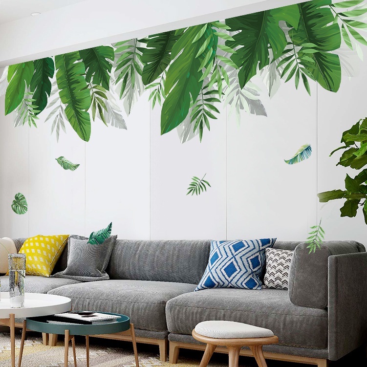 สติ๊กเกอร์ติดผนัง ลายไม้ สติ๊กเกอร์ดอกไม้ diy wallpaper home decor 1074