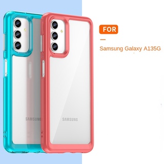 เคสโทรศัพท์มือถือ อะคริลิคใส กันกระแทก ลายอวกาศ สําหรับ Samsung Galaxy A13 5G 4G A33 5G A23 A73 A53