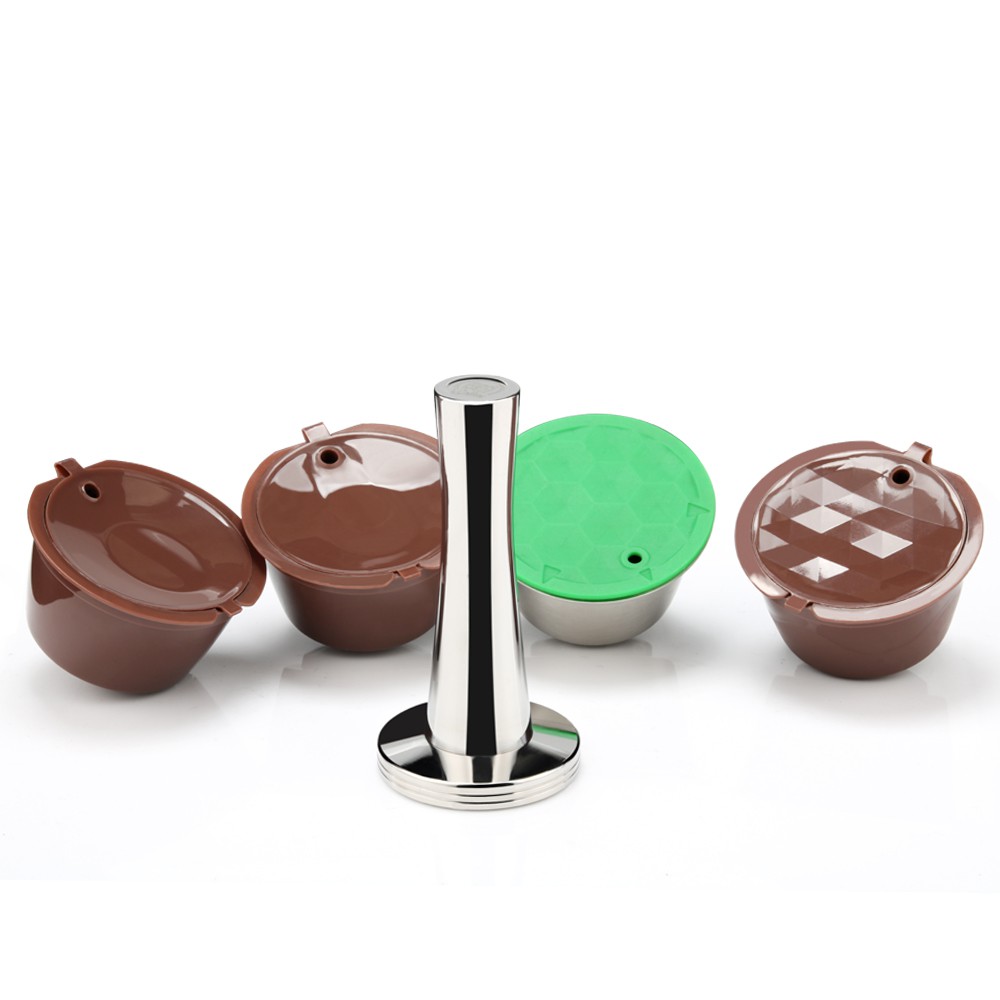 i Cafilas TD  การงัดแงะกาแฟสแตนเลสบรรจุกาแฟเครื่องมือกดกาแฟบดสําหรับ Dolce Gusto,Nespresso,illy