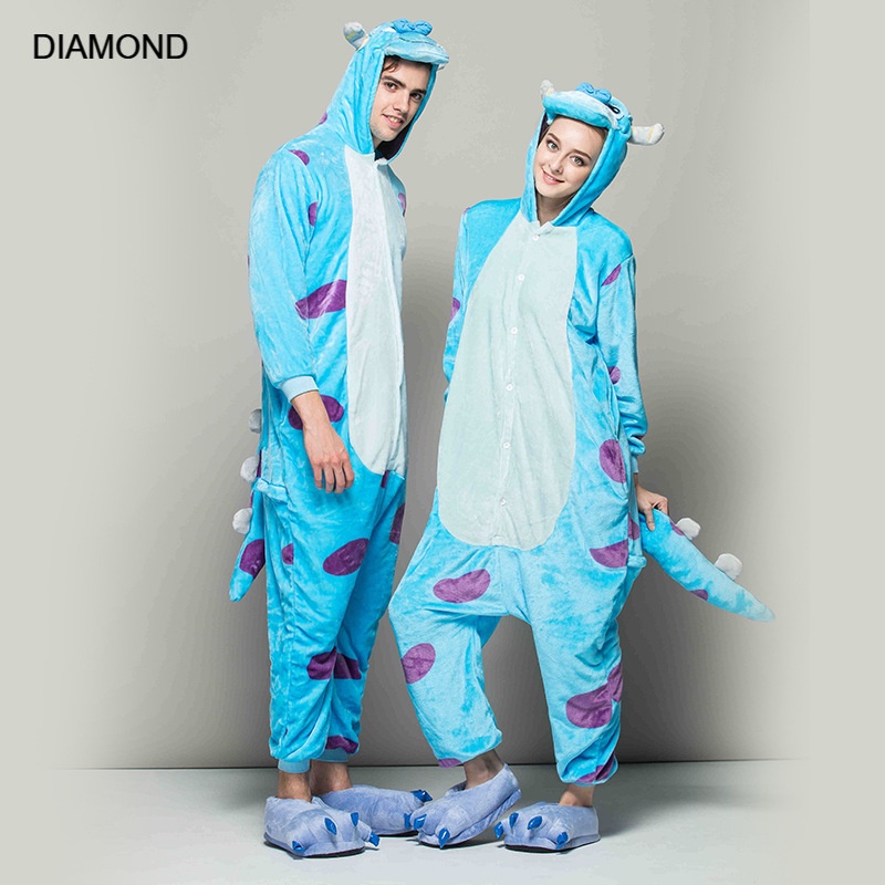 พร้อมส่ง Diamond ราคาถูก ชุดมาสคอต ชุดนอนกันหนาว ก็อตซิลล่า ไดโนเสาร์ นกฮูก สัตว์แต่งตัว - รูปที่ 6