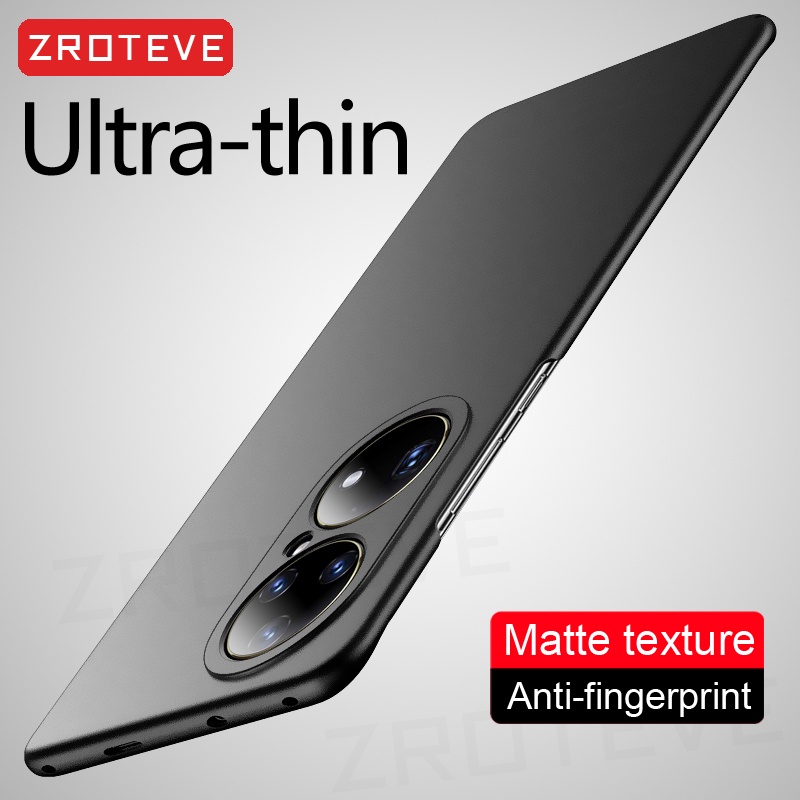 สําหรับ P50 Pro กรณี ZROTEVE Ultra Thin Matte Hard PC สําหรับ Huawei P60 P50 P40 Pro Plus P30 P30Pro